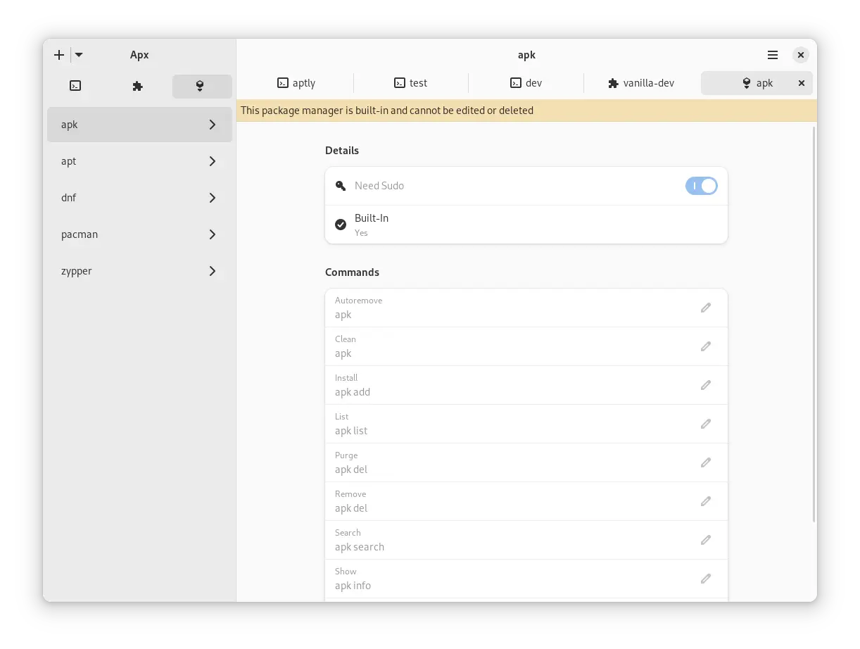 Apx GUI